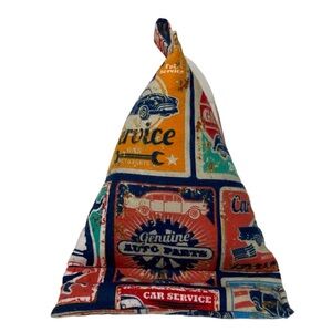 Cell Phone Holder Pillow Stand Vintage Old Car Service Flannel Fabric Handmade